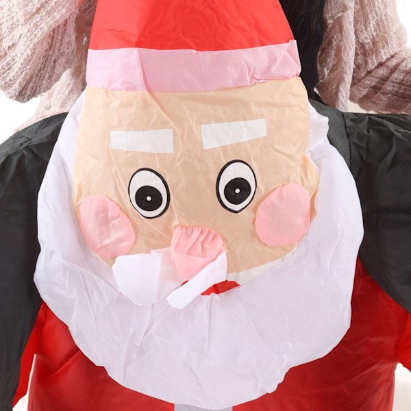 Sjovt Julemandskostume: Oppusteligt Julemandsoutfit til Voksen Cosplay (150-190cm)