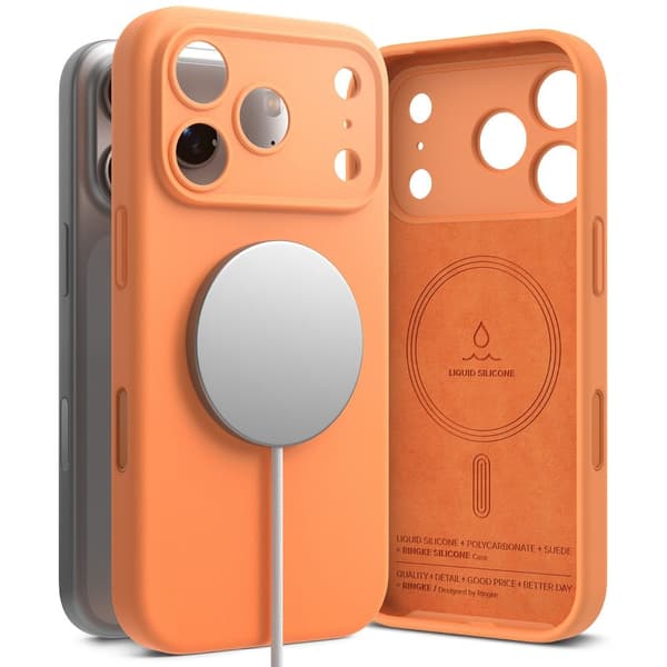 Ringke iPhone 17 Pro Max Cover MagSafe Silikone Mandarin 80