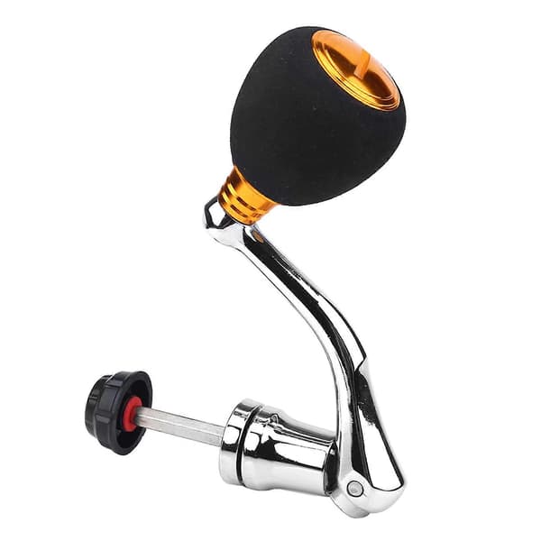 Rullbyte Power Handle Metal Rocker Arm Grip (Guld Medium för 2000 & 3000)