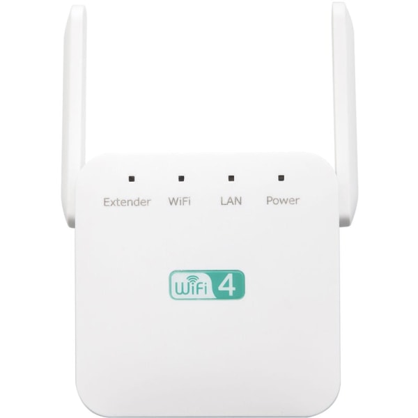 Vit europeisk EU-förordning Network Repeater 300M Wireless Signal Booster Network Booster,