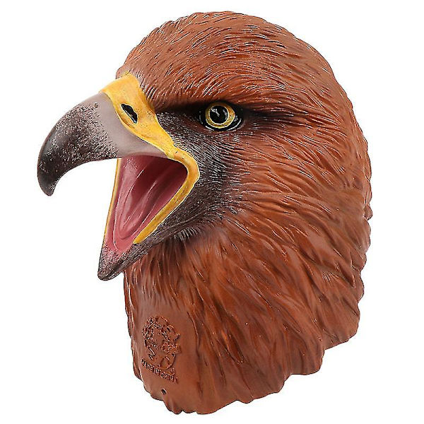 Djurhanddockamodell Silikonleksak Djurhandskar Golden eagle