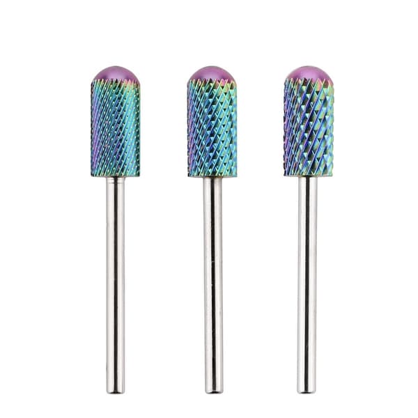 Bits for elektrisk fil - 3 størrelser - Avrundet - B[ht] Grov grit