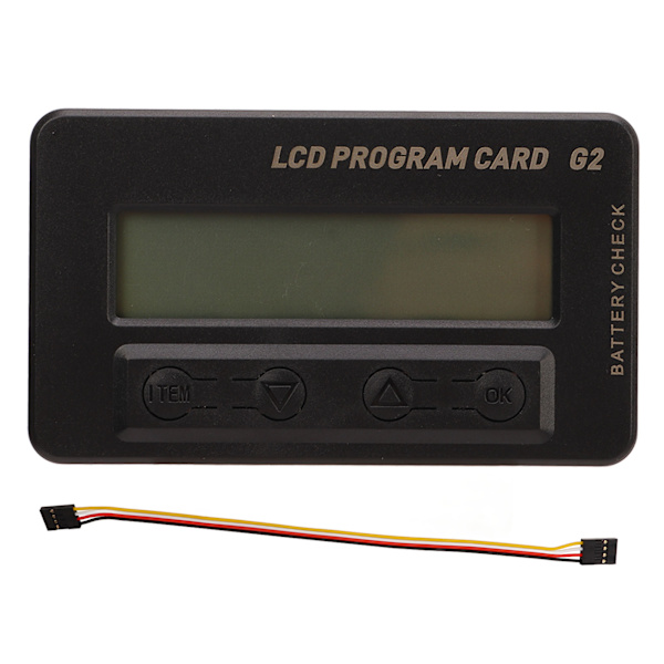 LCD-programkort i realtid för RC-flygplansmodell ESC
