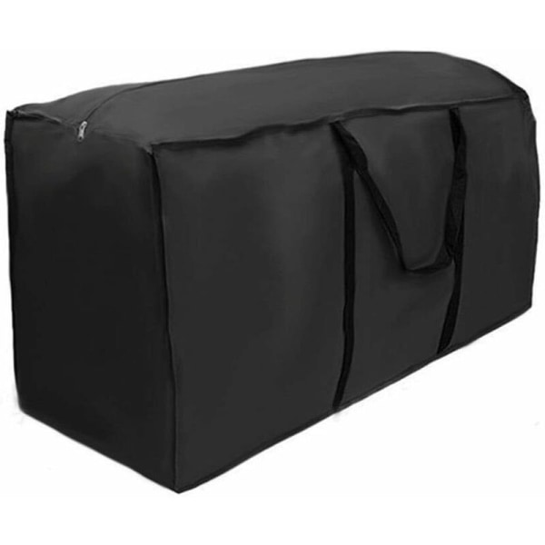 Havepudeopbevaringspose, 210D Oxford stof, udendørs pudebetræk, vandtæt pudebæretaske med håndtag (116x35x50