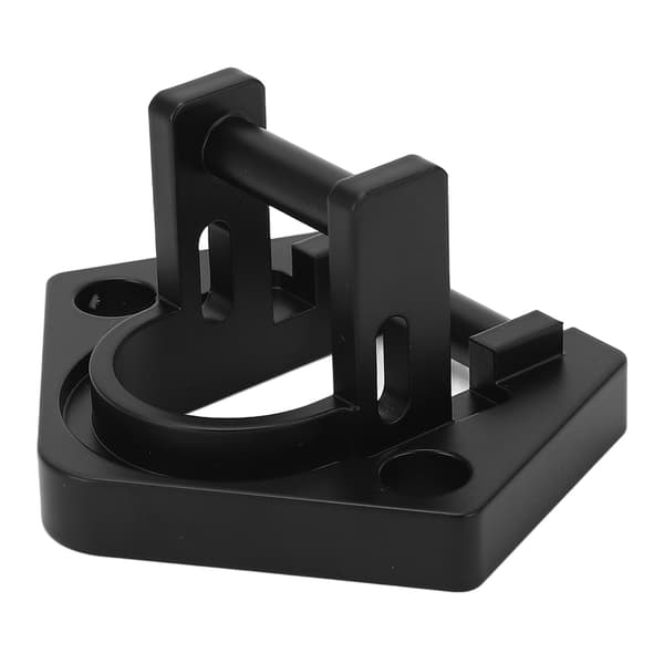 RV Markise Base 3825 RV 032922 Solid Aluminium Bundfod Sort til Sunchaser II Heavy Duty Endeprop Rundet Hardware