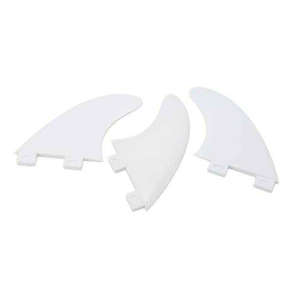 3ST Surfbræt Fin Erstatning PVC Paddle Board Fin Surfbræt Tilbehør til OutdoorWhite