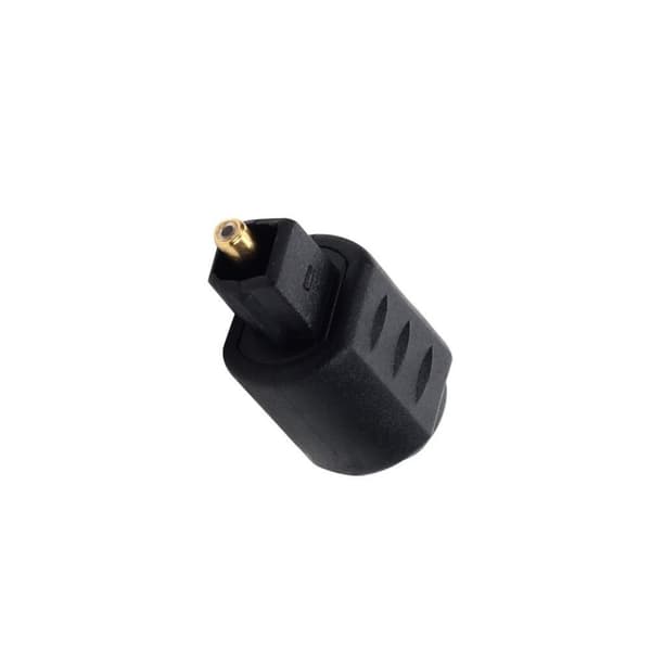 Optisk lydadapter 3,5 mm stik til Toslink han-adapter til digital lyd
