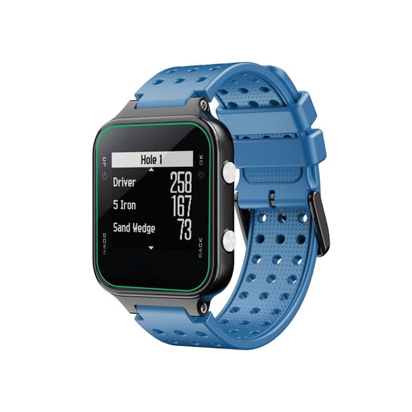 Rem til Garmin Approach S20 Monokrom Urrem til Garmin Approach S20 Silikone Erstatning Mode Armbånd til Garmin Blue