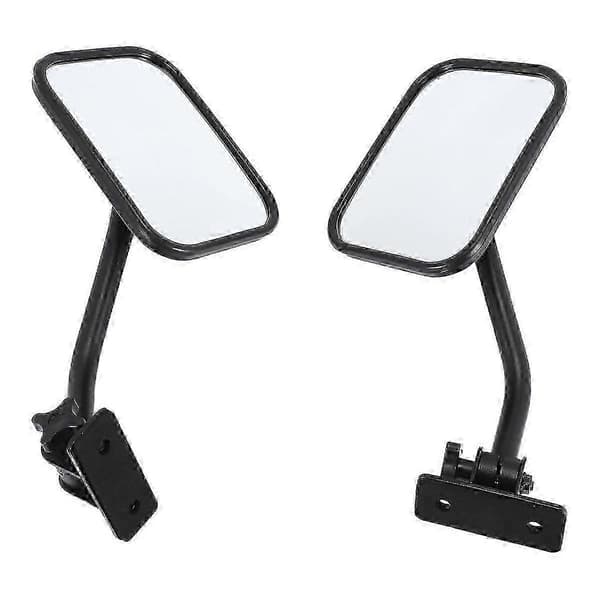 Døre af spejle kompatible med Jeep Wrangler Tj, Jk, Lj Quick Release Sidespejle Sort 2-pak