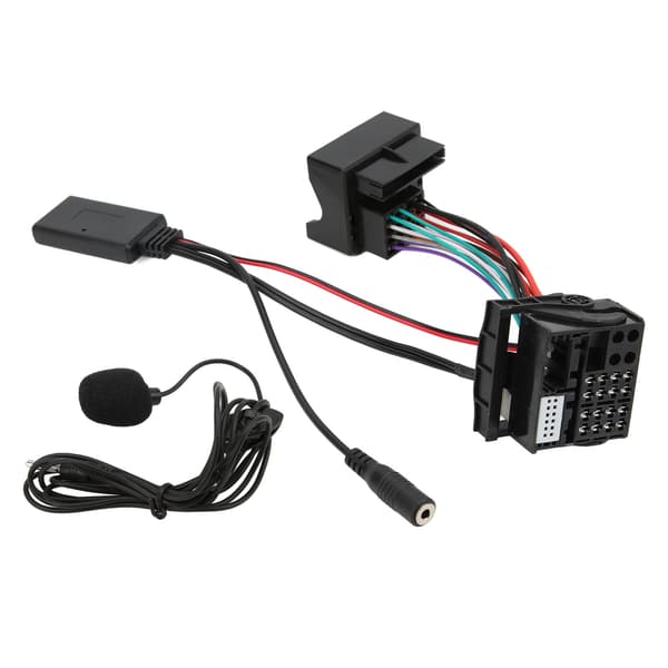 Bluetooth 5.0 AUX-kabel med mikrofon trådløs adapter for Citroen C2 C3 C4 erstatningsstrømkabel