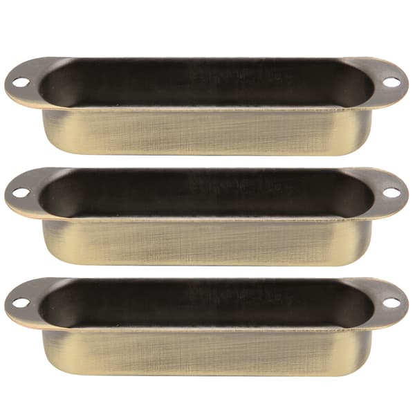 3 stk. Solid Messing Guitar Pickup Lås Enkelt Uden Hul Musik Tilbehør
