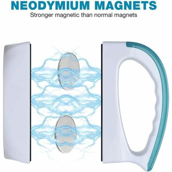 Triumph Magnetic Fish Tank Glas Cleaner - Flydende akvariemagnetrengøringsudstyr Algeskrabersæt(S)