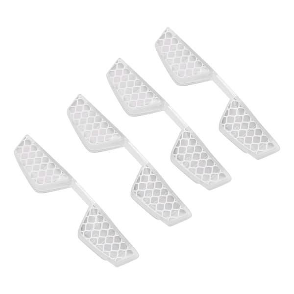 4-pack Anti-rep Bil Dörrkantsskydd Reflexremsa Osynligt Gummiskydd