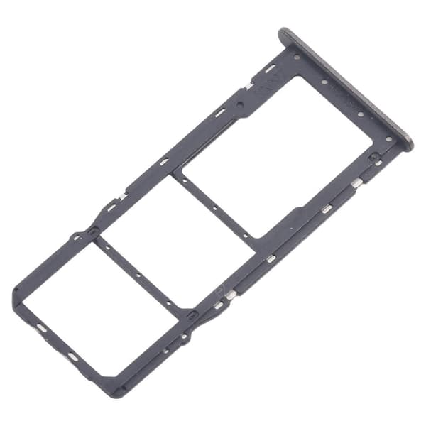 For Nokia C32 KOMPATIBEL SIM-kortskuff + Micro SD-kortskuff Black