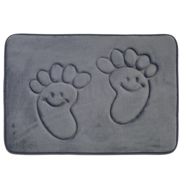 Förtjockad Memory Foam Golvmatta Dörrmatta Sovrum Kök Badrumsmatta Absorberande halkfri matta, A04,