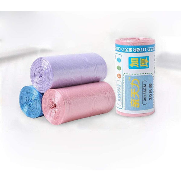 små soppåsar mini soppåsar små soppåsar Engangssoptunna liner for bil badet Sovrum Hem Køk Kontor 3 rullar (slumpmässig färg)