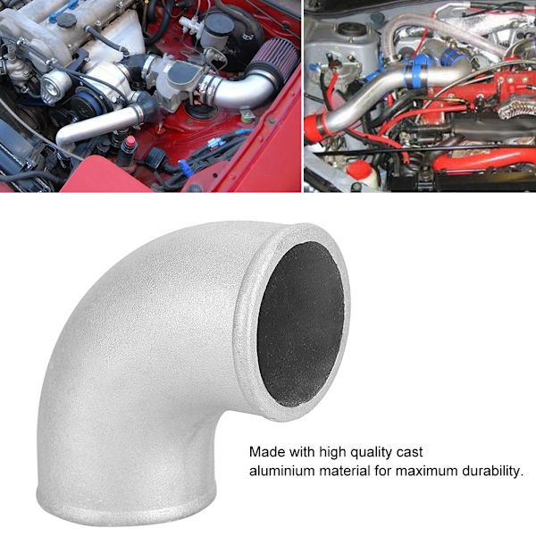 2,5' 90° Alubue Elbow Pipe Intercooler Turbo Tight Bend