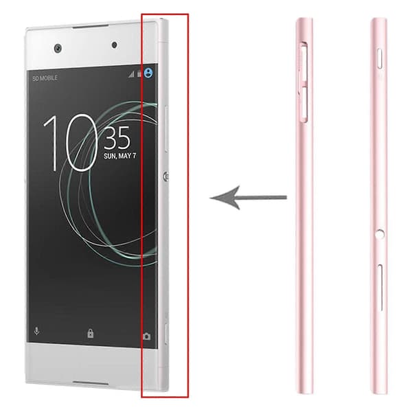 1 par sidepanel til Sony Xperia XA1 Ultra Pink