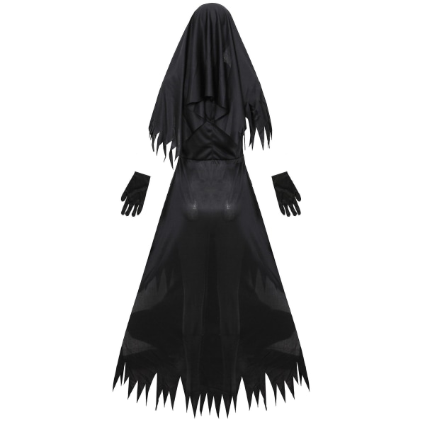 nonne kostume cosplay vampyr dæmon kostume halloween kostume M