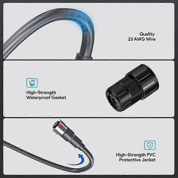 Til Starlink Gen 3 Ethernet-adapter, kabelforlænger til RJ45-kobling vandtæt til parabol