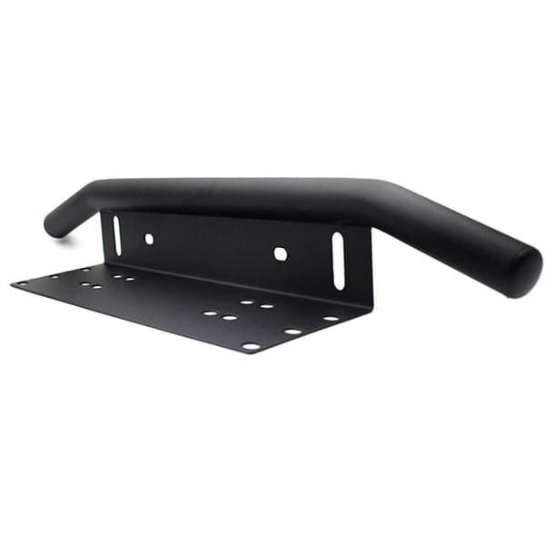 Svart Universal Frontnummerplåt Monteringshållare för Bil Front Grill LED Spotlight