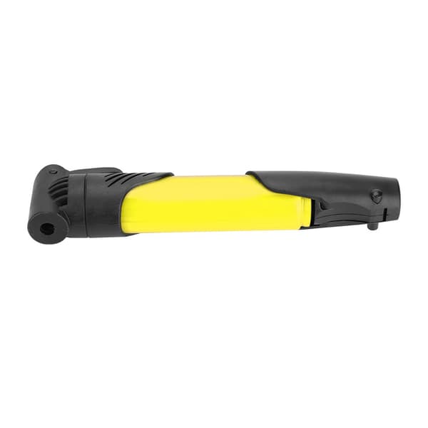 DUUTI Portable Compact Cykelluftpump Slitstark cykelpump med rammonteringssats Gul