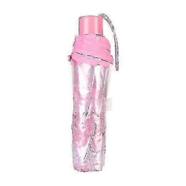 Transparent Klar Paraply Kirsebærblomst (Pink)