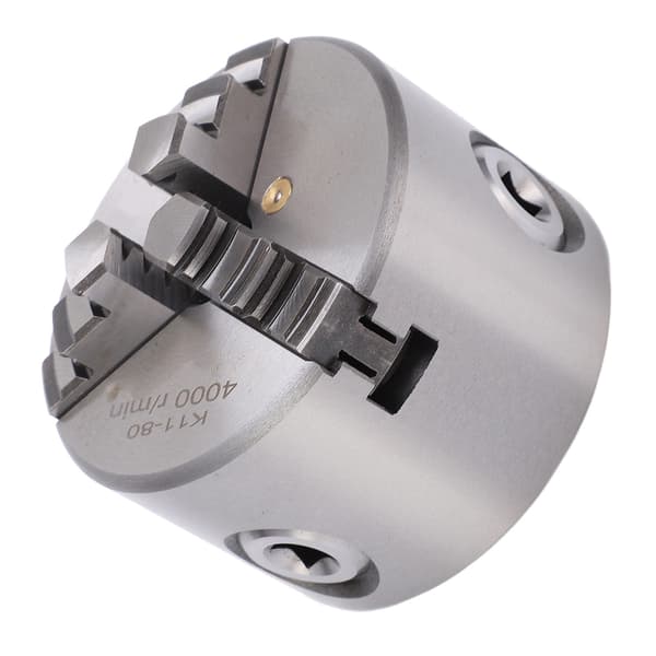 SANOU K11 80 3-backschuck för svarv, 3 tum, 80 mm diameter