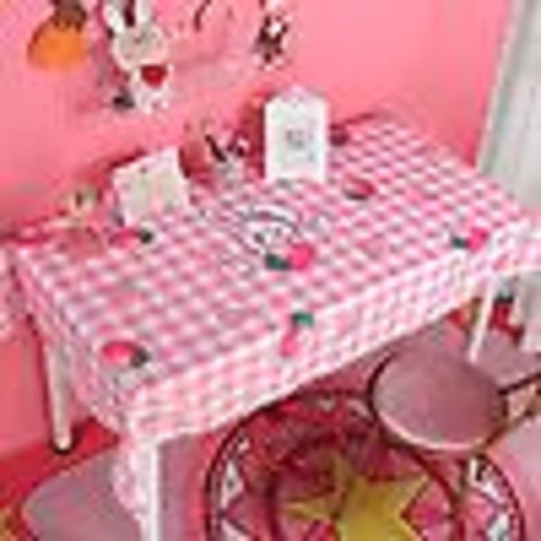 Strawberry Bunny tegnet duk for flickor og studenter - 100cm x 70cm