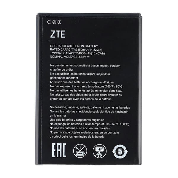 Til ZTE Blade A53 3.8V 3850mAh Li-Polymer Batterisamling Del (Uden Logo) (Kode: E6539ZTE-B)