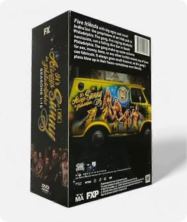 It's Always Sunny in Philadelphia: Sesong 1-16 (DVD 34-Disc Box Set) Ny