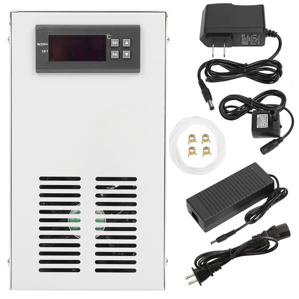 Akvarium Vandkøler Konstant Temperatur Kølesystem US Stik 100 240V