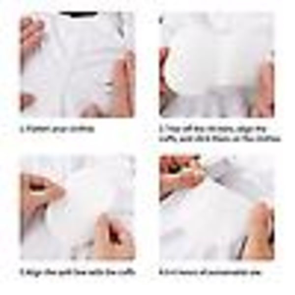 100 stycken/ set underarmsdynor för klänningar kläder svetttransporterande deodorantskydd för kvinnor män