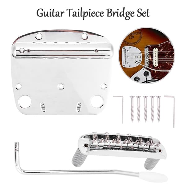 Mustang Gitarr Tremolo Vibrato Stall Delar Ersättningssats[ht]