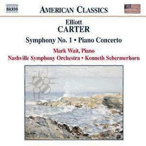 Elliott Carter Symfoni nr. 1 Klaverkoncert (Schermerhorn Nashville So) CD CD CD