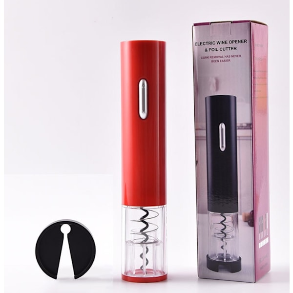 Vinöppnare Hem Bärbar ABS Automatisk Vinöppnare Elektrisk Vinöppnare ([ABS] 60A Red-Mini Packaging),