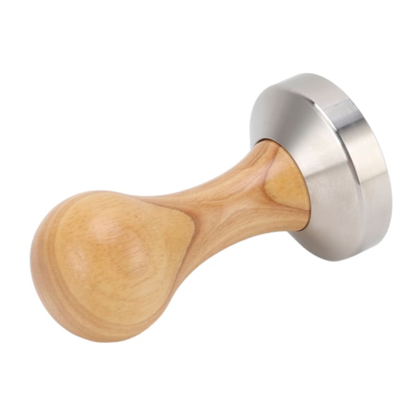 Multifunksjonell 304 rustfritt stål kaffetamper med flat base - 51 mm (2,01 tommer) bønnepressehammer for kaffe brygging 51mm