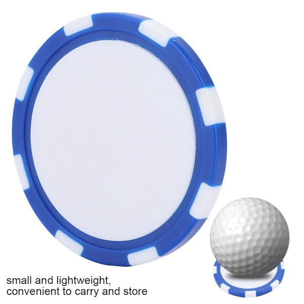 Golf-markerchip (blå)