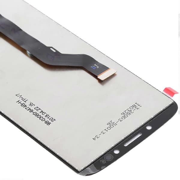 TFT LCD-skjerm for Motorola Moto E5 Plus med digitizer komplett montering Black
