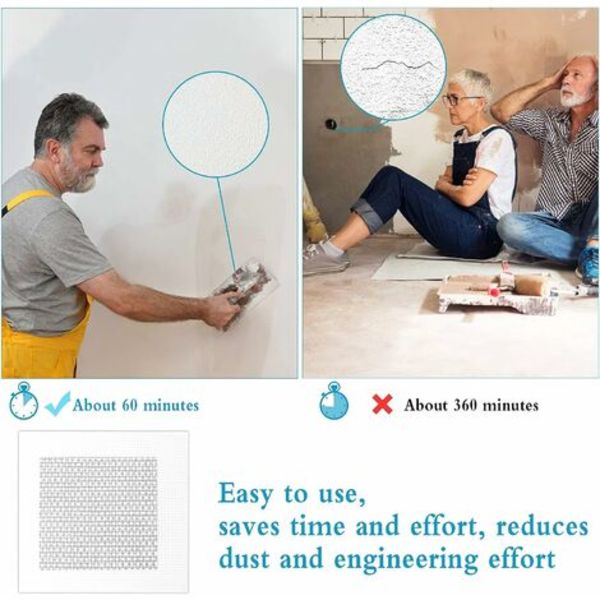 Vægreparationsmærke, selvklæbende skærmlapper Aluminiumsreparationslapper Vægreparationsmærke til gipsplader gipsplader 2X2 Inc.