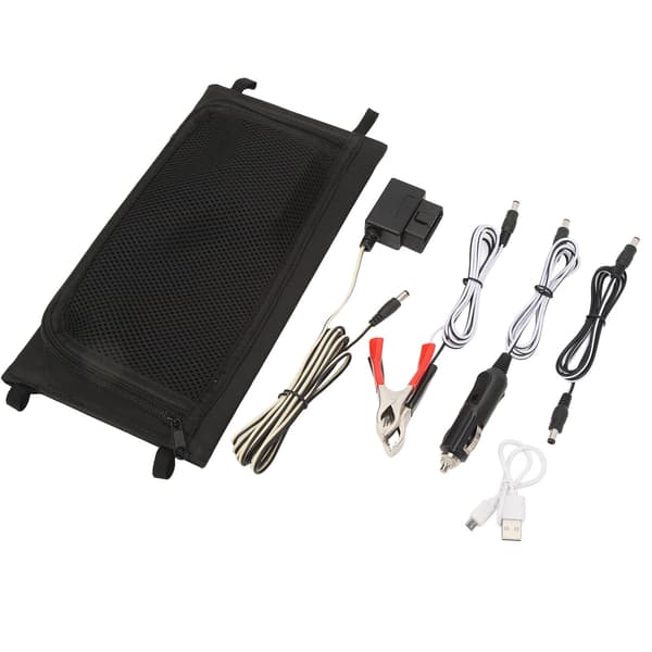 Foldbart solpanel monokrystallinsk silicium bred kompatibilitet bil autocamper telefon computer tablet opladning