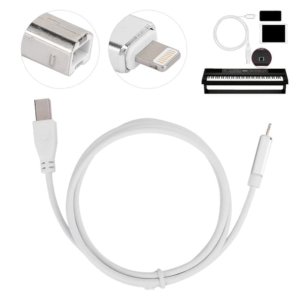 Elektronisk Musikinstrument Konverter Kabel B Han Interface OTG Ledning til IOS Tablet PC1M