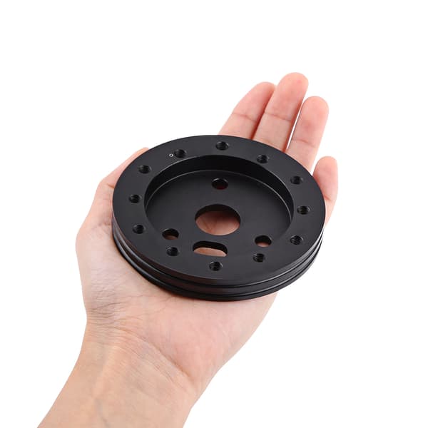 Universal Bil Spacer 0,5\" nav for 6-hulls ratt til 3-hullsadapter Boss Popular Black