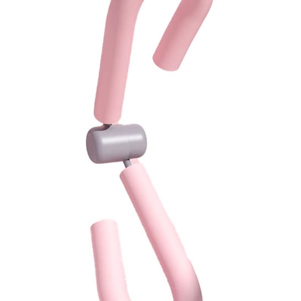 Hip Trainer Stål NBR PP Ergonomisk design Bærbar elastisk lårtoner træning til postpartum rehabilitering Rosa