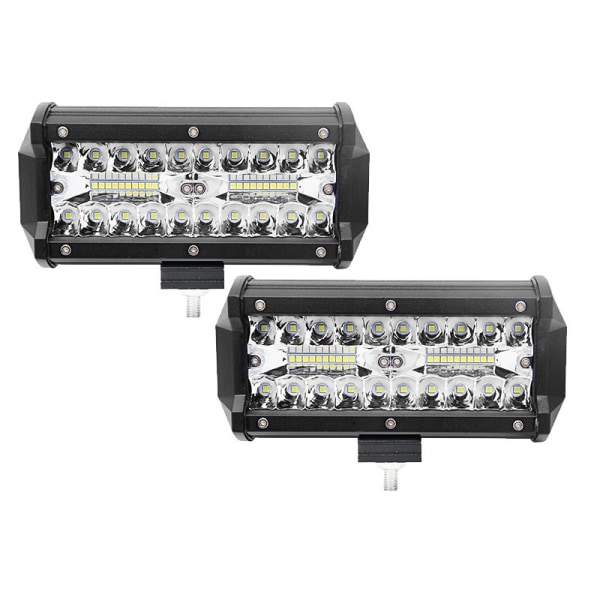 2. LED arbejdsljus 12V 300W 7' Bil LED Spotlight 12v Vattentät Two packs