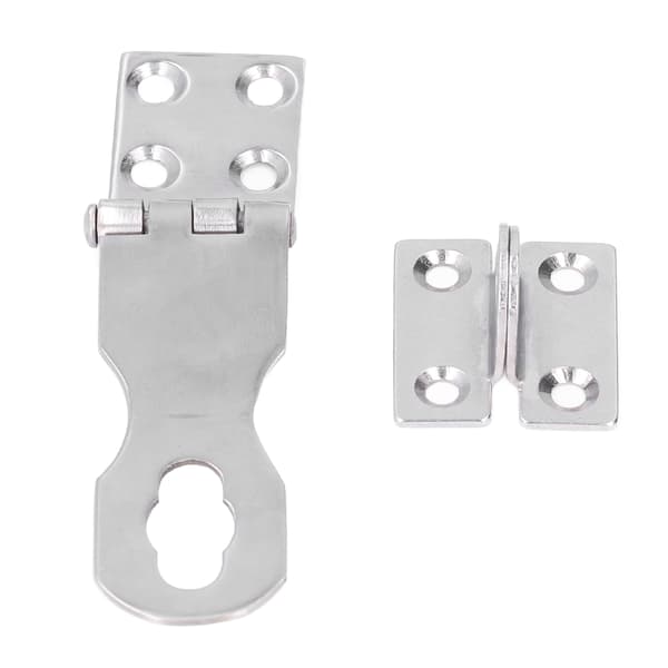 316 Rustfrit Stål Hasp Lås Foldbar Dørstang Marine Hardware ZYN0201