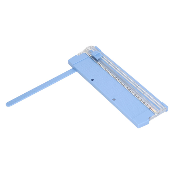 2-pack bärbar papperskärare med skarpt blad, halkfri design, säker och enkel att använda papperstrimmer för hem, skola och kontor