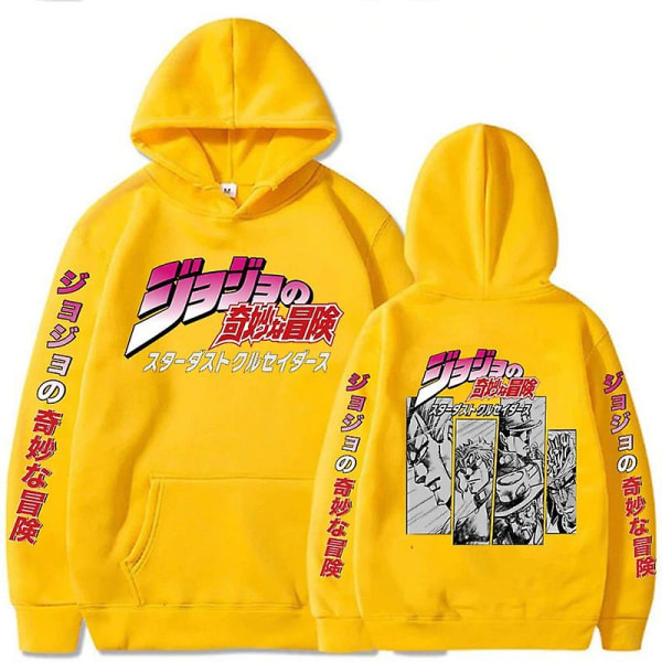 Jojo's Wonderful Adventure Langermet hettegenser for rollespill XS