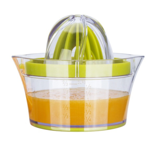 Multifunktionel manuel juicer kreativ hjemme mini juicer kop studerende kollegie citron juicer (to pakker),