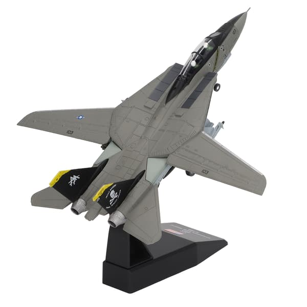1:100 Jagerflymodell Legering Simulering Klart Trykk Perfekt Graverte Linjer Jagerflymodell med Stabil Base